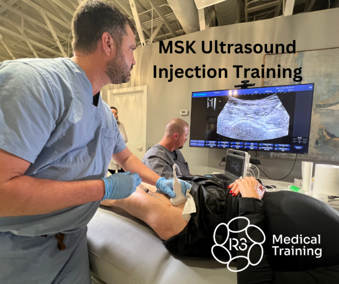 The Best MSK Orthopedic Ultrasound Injection Training - R3 Stem Cell