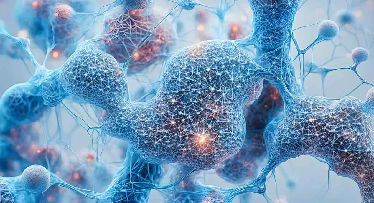 Gloved hands gently holding a small sample vial, symbolizing the advanced therapeutic potential and quality of neonatal tissue-derived stem cells for regenerative medicine.