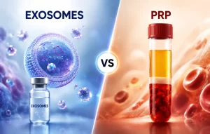 Exosomes vs PRP therapy comparison in regenerative medicine