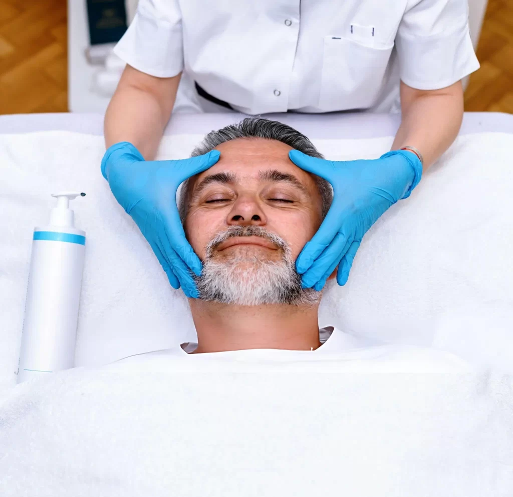 Provider examining a patient during a stem cell treatment consultation at R3 International's Istanbul clinic