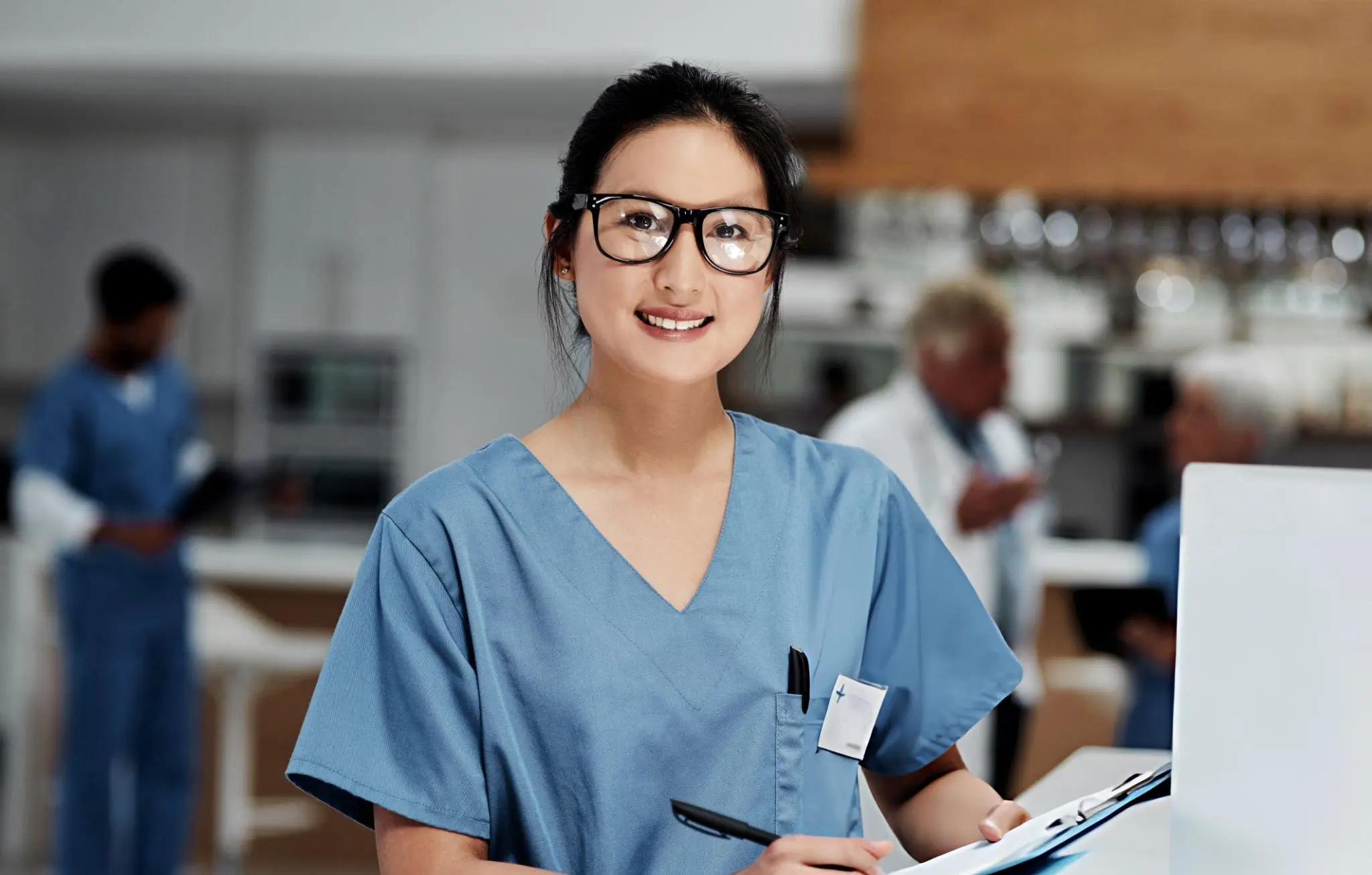 R3 Stem Cell clinical team member reviewing patient records, reflecting the program's documented protocols and international track record